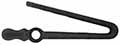 Frizzen spring, wax cast steel, tempered, use 8-32 screw